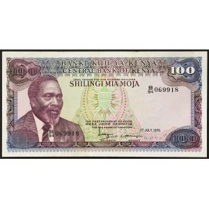 Kenya, République (1966-date), 100 shillings 1978