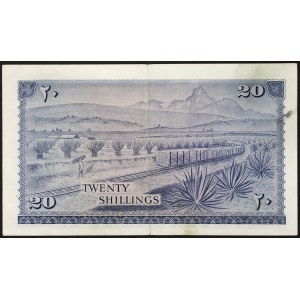 Kenya, République (1966-date), 20 shillings 1968