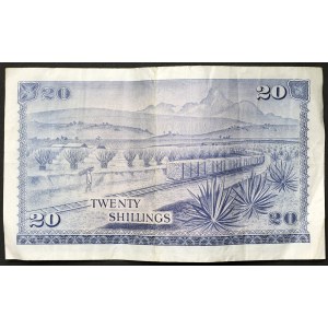 Keňa, republika (1966-dátum), 20 šilingov 1973