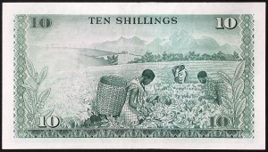 Kenya, Republic (1966-date), 10 Shillings 1972