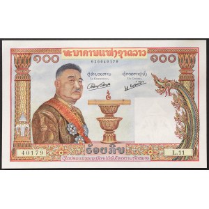 Laos, Royaume, Sisavang Vong (1947-1959), 100 Kip 1957