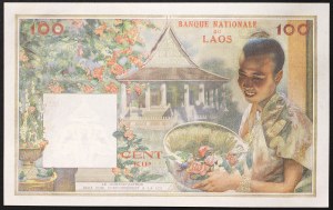 Laos, Królestwo, Sisavang Vong (1947-1959), 100 kipów 1957 r.