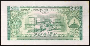 Laos, Republik (1975-datum), 200 Kip 1975