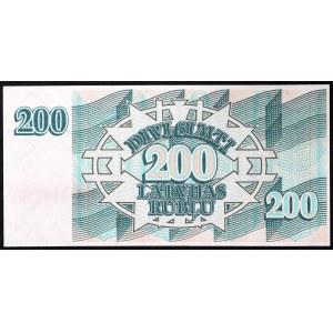 Latvia, Modern Republic (1991-date), 200 Rublu 1992