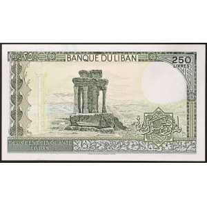 Liban, République (1941-date), 250 Livres 1987