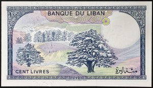 Libanon, Republika (1941-dátum), 100 Livres 1988