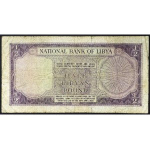 Libya, Kingdom, Idris I (1951-1969), 1/2 Pounds 1955 (1959)