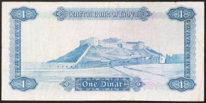 Libye, Libyjská arabská republika (1969-1975), 1 dinár 1971