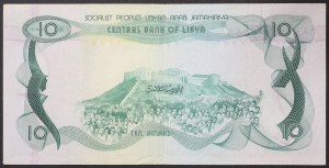 Líbya, republika (1975-dátum), 10 dinárov 1980