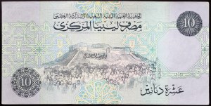 Libye, republika (1975-data), 10 dinárů 1991