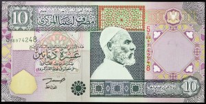 Libia, Republika (1975-date), 10 dinarów 2002