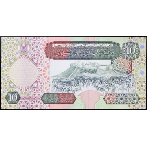 Libya, Republic (1975-date), 10 Dinars 2002