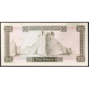 Libye, Libyjská arabská republika (1969-1975), 5 dinárů 1972