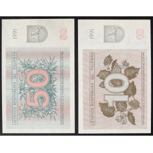 Lithuania, Republic (1918-date), Lot 2 pcs.