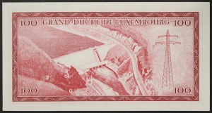Luxembursko, veľkovojvodstvo, Charlotte (1919-1964), 100 frankov 18/09/1963