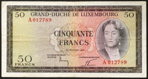 Luxembourg, Grand-Duché, Charlotte (1919-1964), 50 Francs 06/02/1961