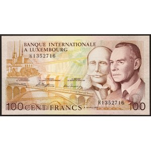 Luxemburg, Großherzogtum, Jean (1964-2000), 100 Francs 08/03/1981