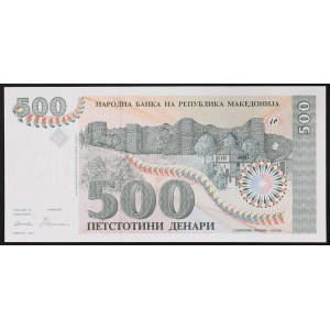 Macedonia, Republic (1991-date), 500 Denari 1993