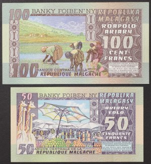 Madagaskar, Republika Malgaska (1965-1996), Lot 2 szt.