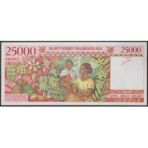 Madagascar, République démocratique (1996-date), 25.000 Francs 1998