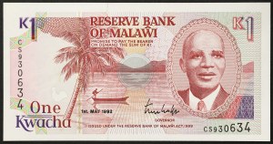 Malawi, republika (1964-data), 1 kwacha 1992