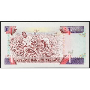 Malawi, Republic (1964-date), 1 Kwacha 1992