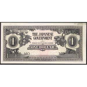 Malaya und Britisch-Borneo, Japanische Besatzung (1942-1945), 1 Dollar n.d. (1942)
