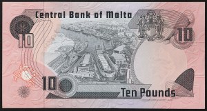 Malta, Repubblica (1972-data), 10 lire 1967 (1979)