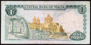 Malta, Republik (1972-datum), 1 Lira 1967 (1973)