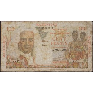 Martinique, Caisse centrale de la France d'outre-mer (1944-1960), 100 franků b.d. (1947-49)