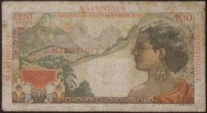 Martinique, Caisse centrale de la France d'outre-mer (1944-1960), 100 franků b.d. (1947-49)