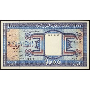 Mauritánia, republika (1960-dátum), 1 000 Ouguiya 28.11.1995