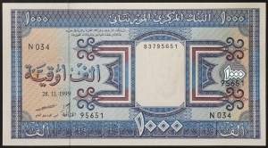 Mauritania, Republic (1960-date), 1.000 Ouguiya 28/11/1999