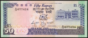 Mauritius, Repubblica (1968-data), 50 rupie 1986