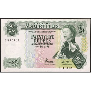 Mauritius, Britische Verwaltung (bis 1968), 25 Rupien 1967