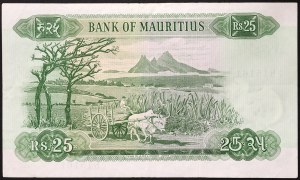 Mauricius, britská správa (unitil 1968), 25 rupií 1967