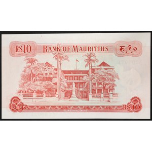 Maurice, administration britannique (jusqu'en 1968), 10 roupies 1967