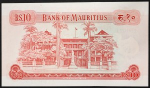 Mauritius, administracja brytyjska (do 1968), 10 rupii 1967