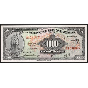 Mexique, Deuxième République (1867-date), 1.000 Pesos 24/03/1971
