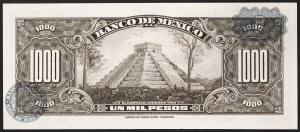 Messico, Seconda Repubblica (1867-data), 1.000 Pesos 24/03/1971