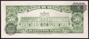 Mexiko, Druhá republika (1867-dátum), 500 pesos 18/01/1978