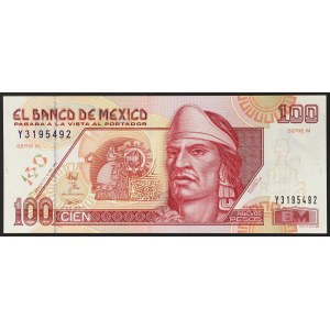 Mexico, Second Republic (1867-date), 100 Pesos 10/12/1992