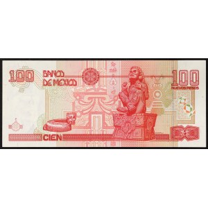 Mexique, Deuxième République (1867-date), 100 Pesos 10/12/1992