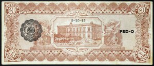 Meksyk, Druga Republika (od 1867), 20 pesos 1915