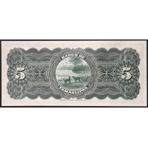 Mexiko, Zweite Republik (ab 1867), 5 Pesos 1914