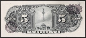 Mexiko, Zweite Republik (ab 1867), 5 Pesos 08/11/1961