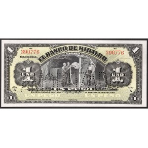 Mexiko, Druhá republika (1867-data), 1 peso 1914