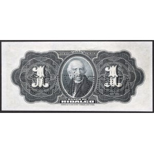 Mexiko, Druhá republika (1867-dátum), 1 peso 1914