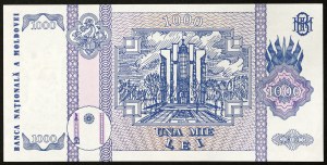 Moldavsko, republika (od roku 1992), 1 000 lei 1992
