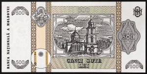 Moldavie, République (1992-date), 500 Lei 1992 (1999)